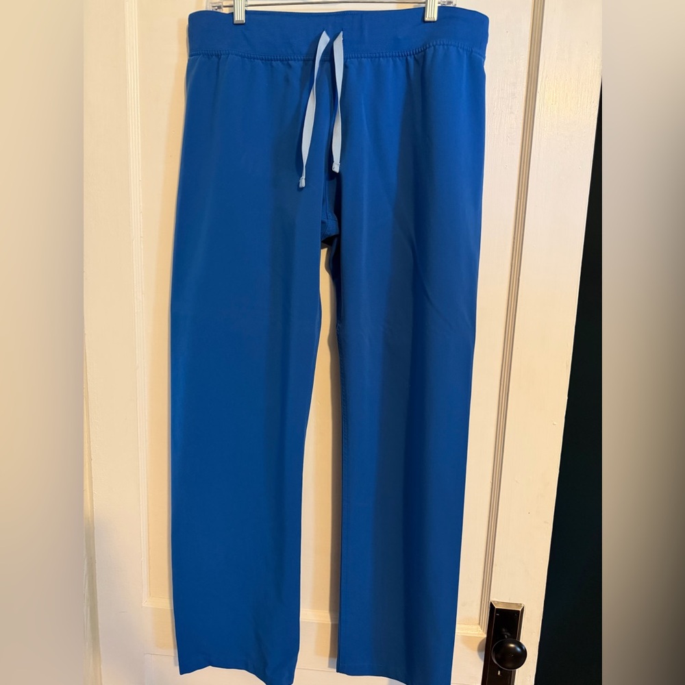 FIGS Livingston Scrub Pants L Royal Blue